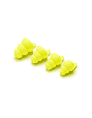 Neon Yellow Earplug Sleeves - All Sizes -